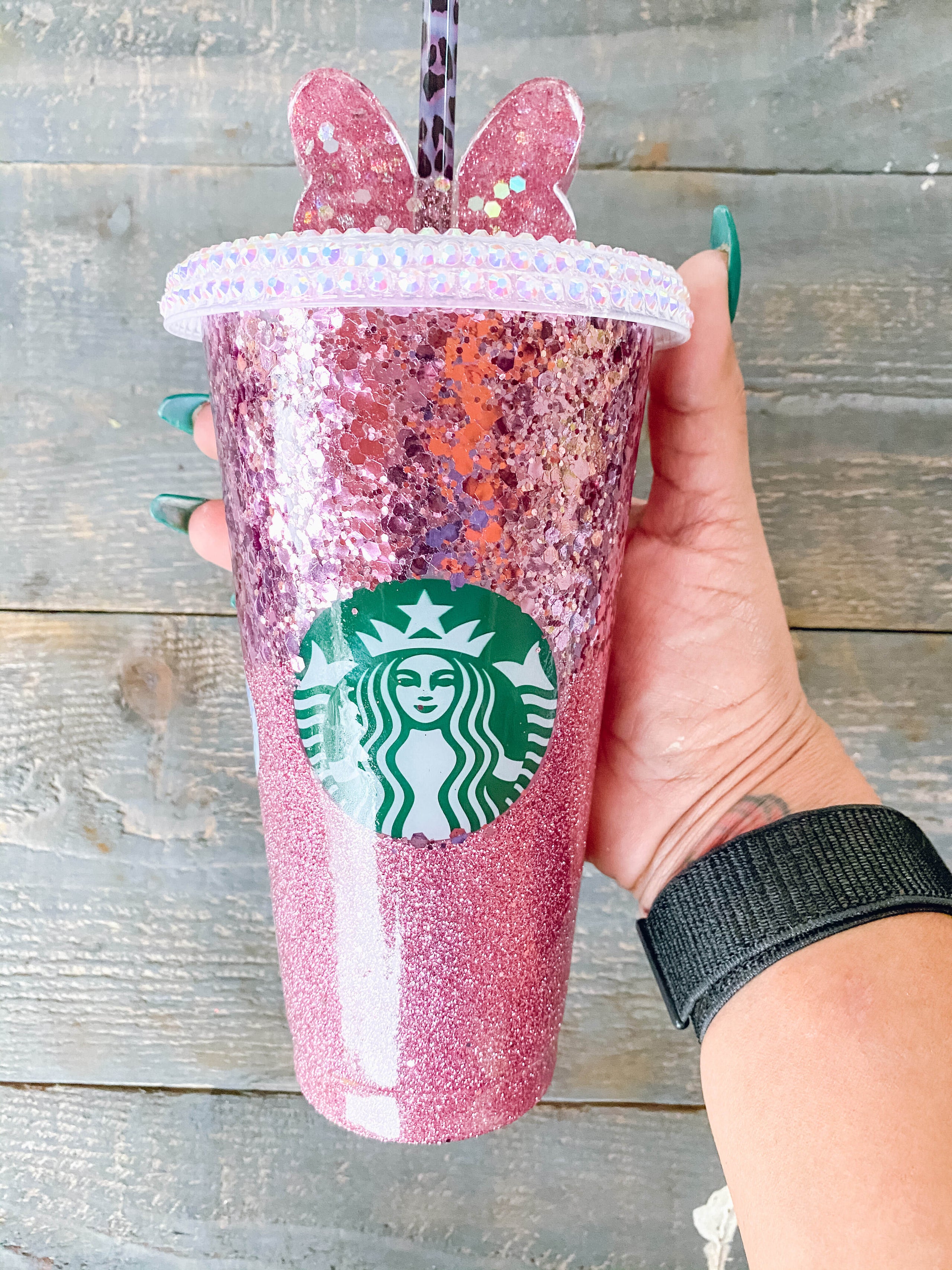 Starbucks Inspired Pink Tumblr Venti Cold Cup Reusable Limited Ed